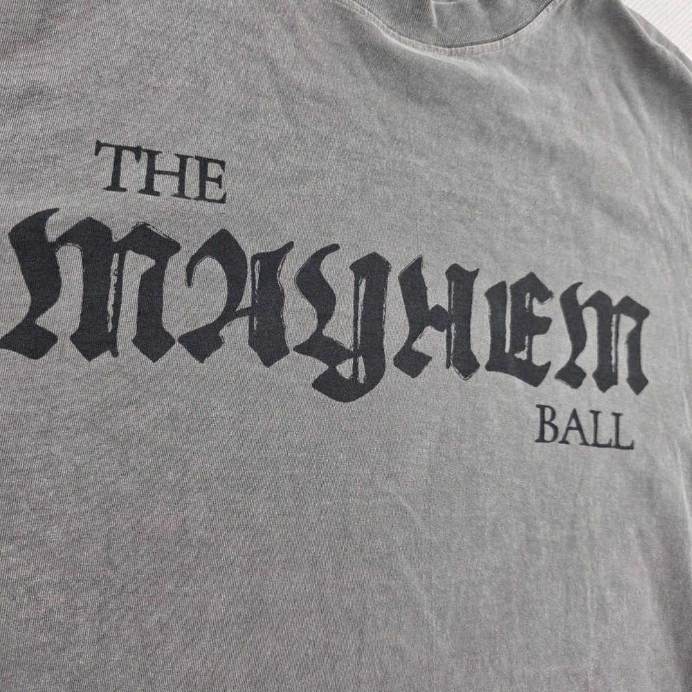 Lady Gaga T-Shirt Unisex XL Gray Excellent Mayhem Ball Tour 2025 Graphic Tee - Picture 7 of 7